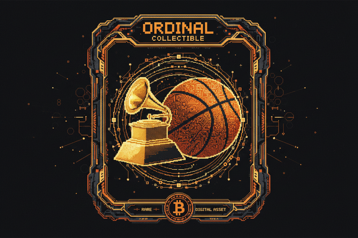 Bitcoin Ordinal NFT - Grammy Basketball Collectible